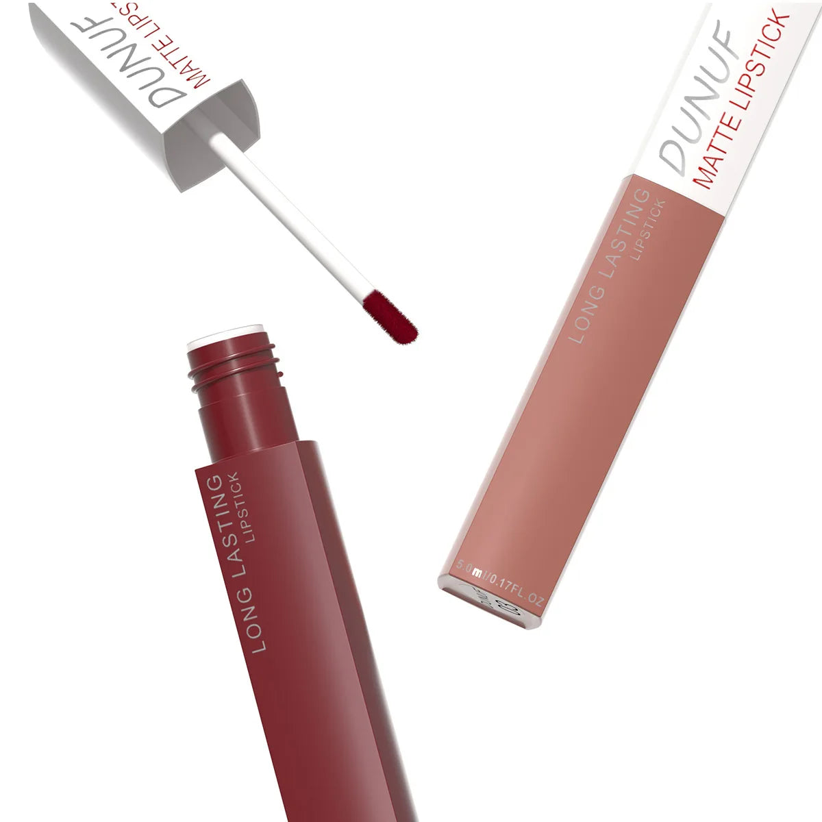 8PCS Long Lasting Matte Lipstick Set Waterproof Non Sticky Lip Glaze Never Fade Non Transfer Lipgloss