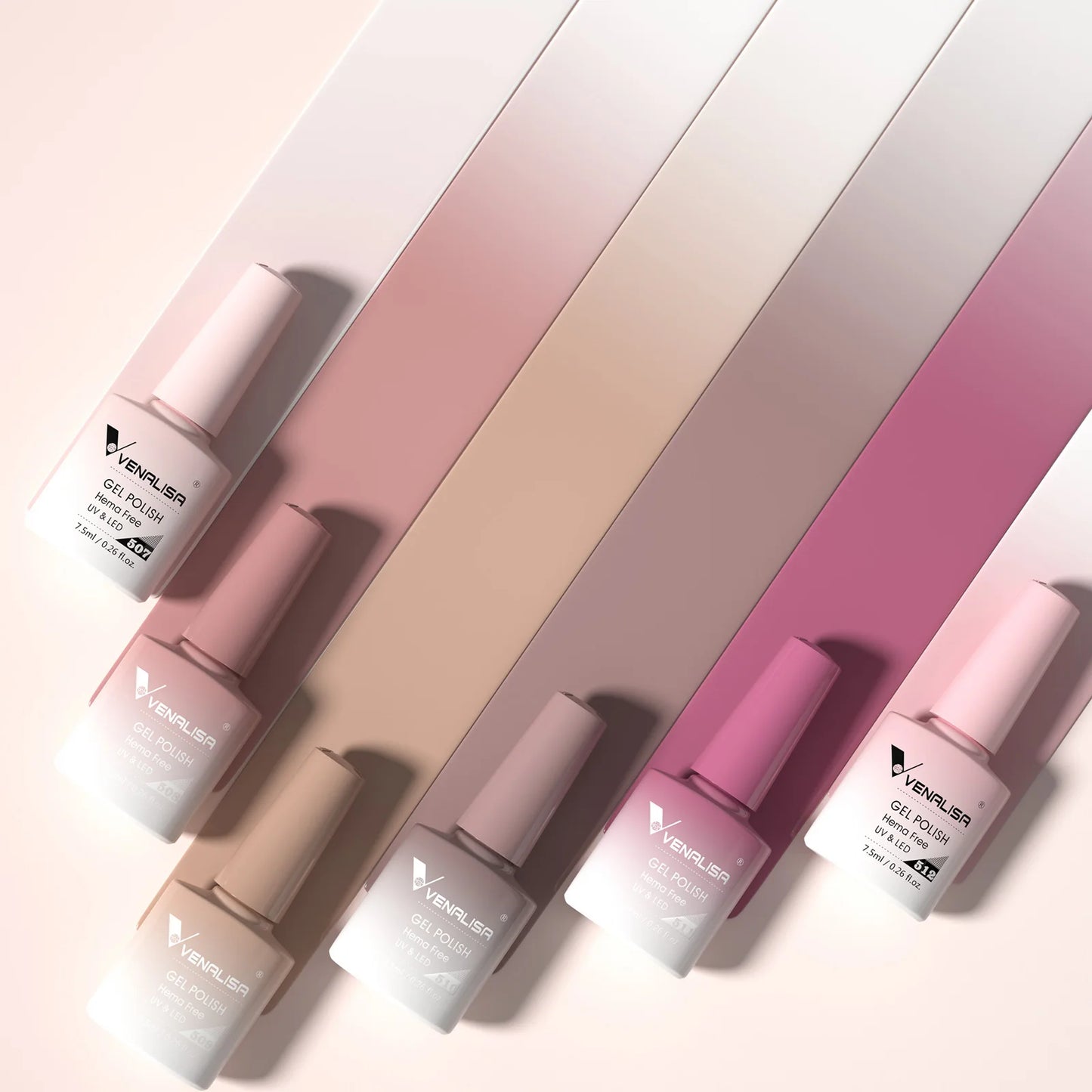 Venalisa Nail Gel Polish Fall Nails HEMA/TPO FREE Winter Christmas Color Kit Soak off UV LED Semi Permanent Nail Gel 6pcs Kit