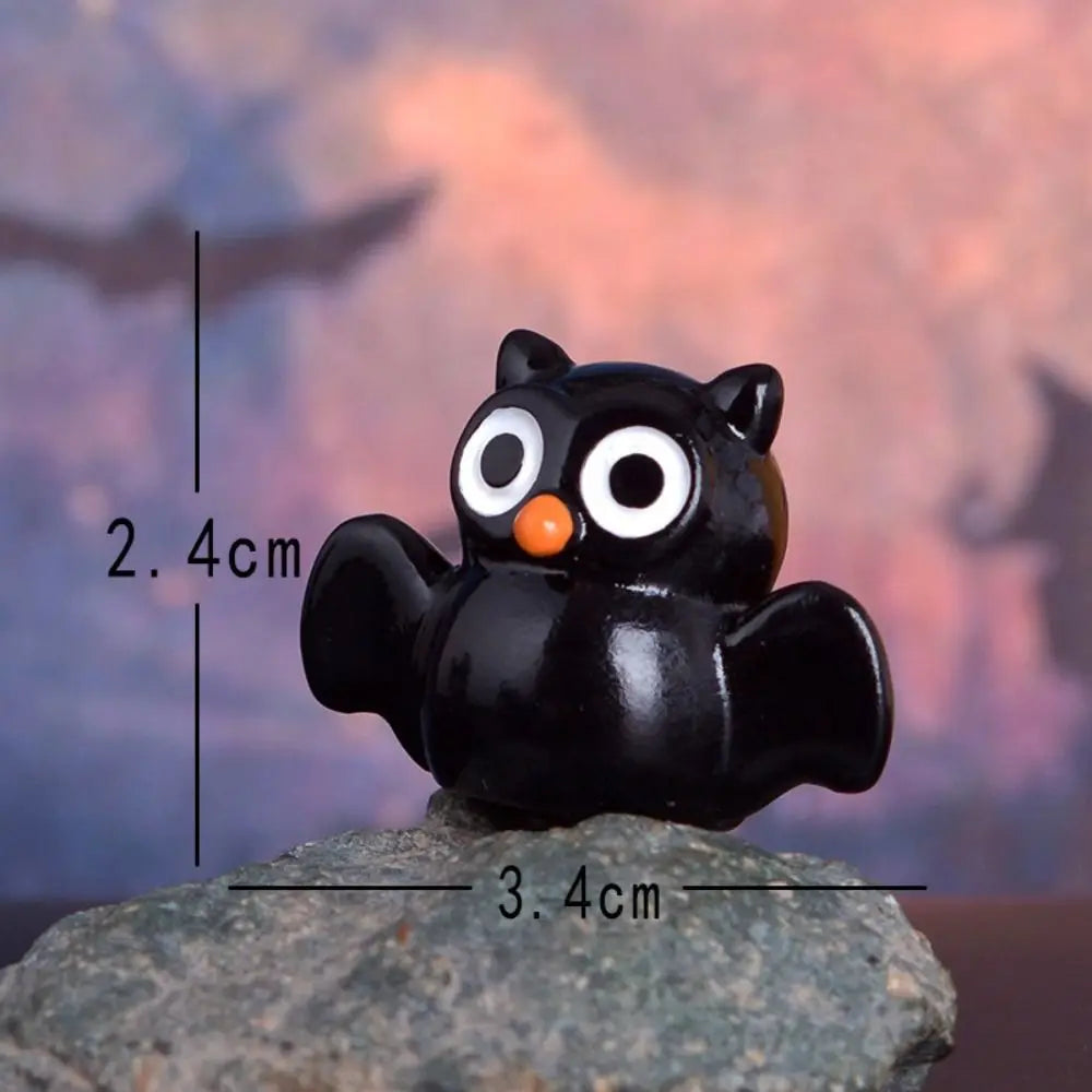 Cute Pumpkin Halloween Resin Craft Resin Decoration DIY Accessories Micro Landscape Figurines Mini Ornaments Ghost Decoration