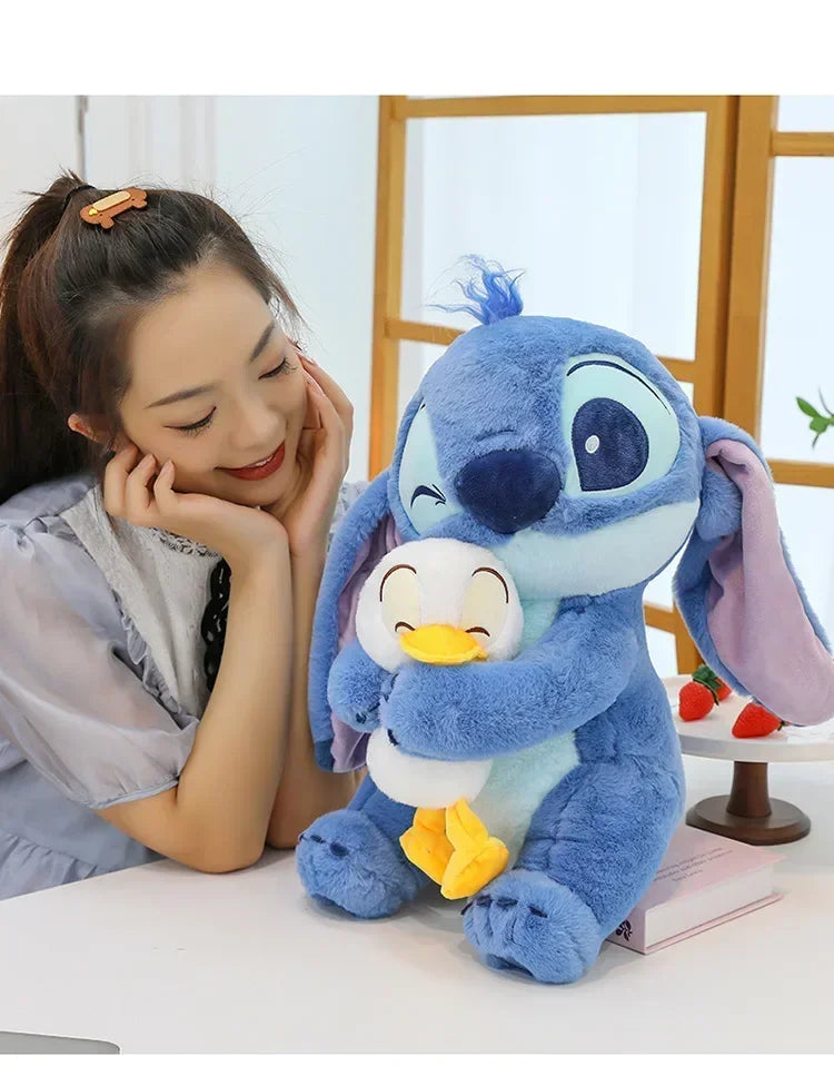30/45cm  Stitch Plush Toy - Cute Lilo & Stitch Doll,Kawaii Donald Duck Stuffed Animal,Soft Birthday Gift for Kids Children