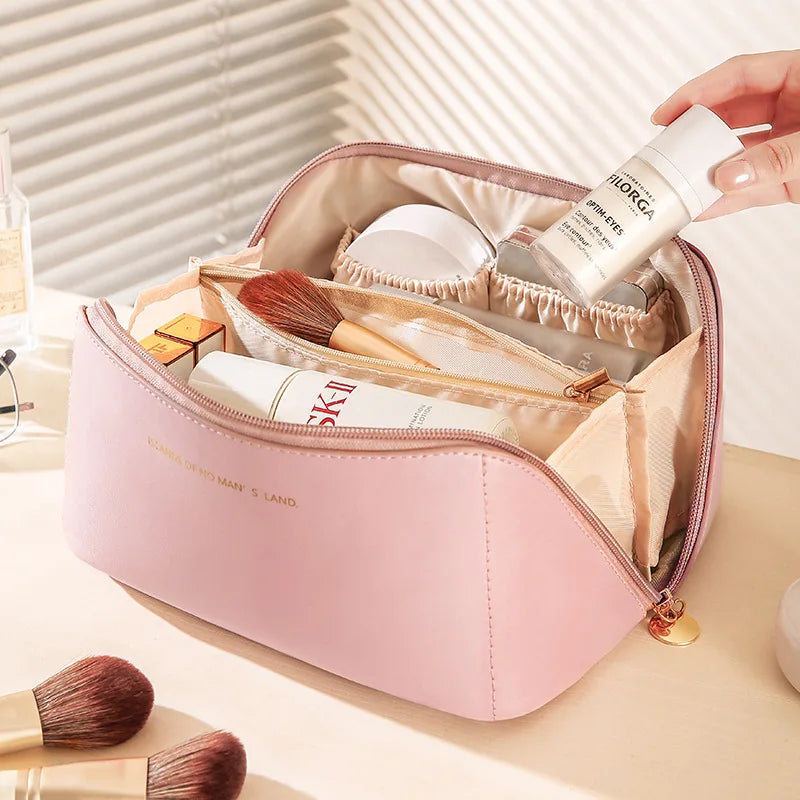 Makeup Bag Portable Large Capacity Beauty and Skincare Storage Bag High Appearance Level Waterproof Clutch Bag