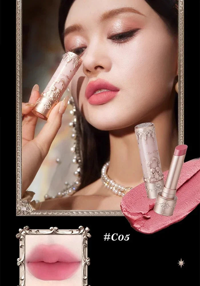 Flower Knows Little Angel Velvet Matte Lipstick Waterproof Long Lasting Soft Moisturizing Lip Gloss K Beauty Clean Girl Makeup