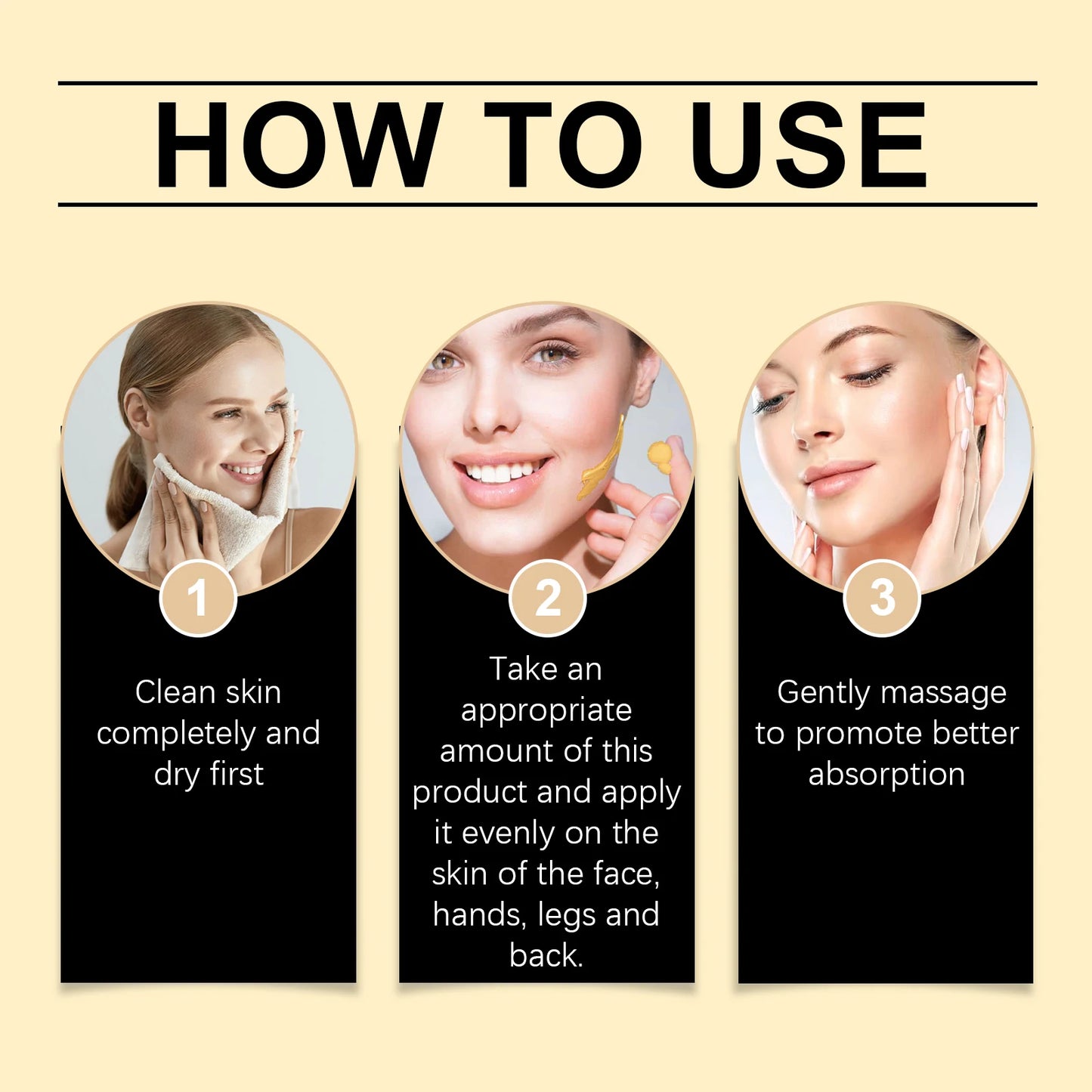 Bee Venom Skin Care Serum Cream Relieve Dry Skin Nourishing Skin Elastic Moisturizing Tightening Smoothing Brightening Cream