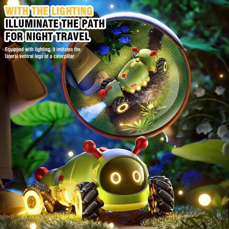 RC insect Car Climbing Stunt Spray Electric Cars robot  Radio remote control model RC Drift RacingToys for children boys Girls