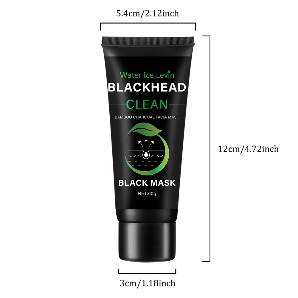 Bamboo Charcoal Fiber Mask Blackhead Removal Deep Mask Deep Cleansing Cleansing Exfoliating Mask Treatment Black Mask