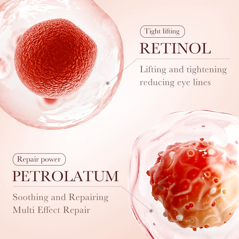 Retinol Eye Cream Stick, Reduces Dark Circles and Wrinkles, Moisturizes and Tightens The Eyes, Eye Cream Korean Eye Care Product