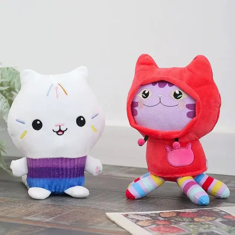Gabby Dollhouse Plush Toy Mercat Cartoon Stuffed Animals Mermaid Car Cat Plushie Doll Kids