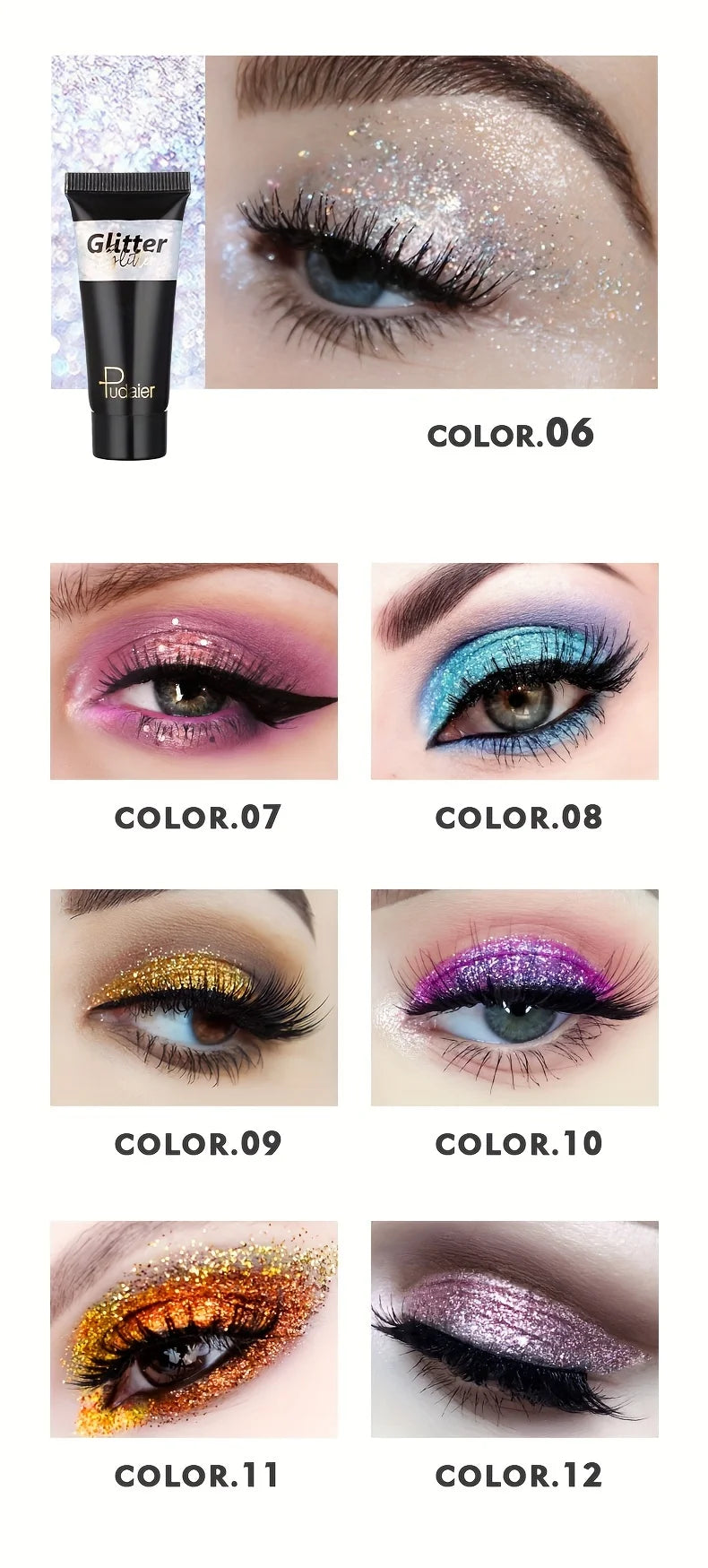 Liquid Body Glitter Sequins, Mermaid Face Glitter Makeup Sequins, Hair Glitters Eyeshadow Body Shimmer For Party Festival