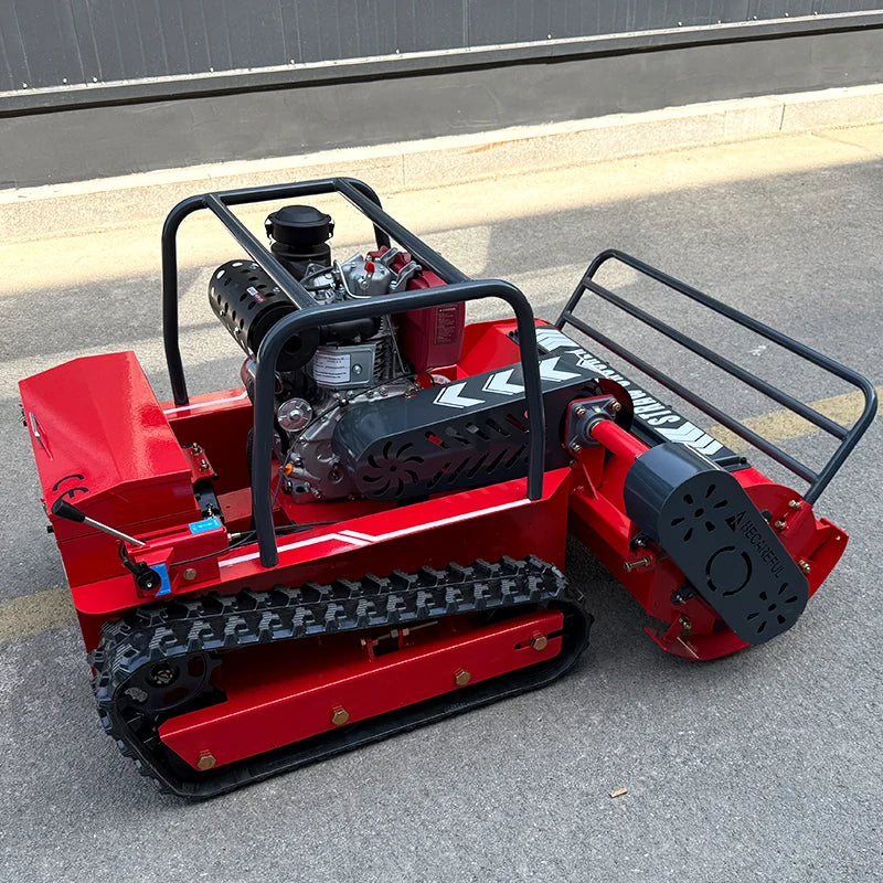 Customized Hot Sale Crawler Robot  Self-propelled Garden Remote Control Flail  Mower