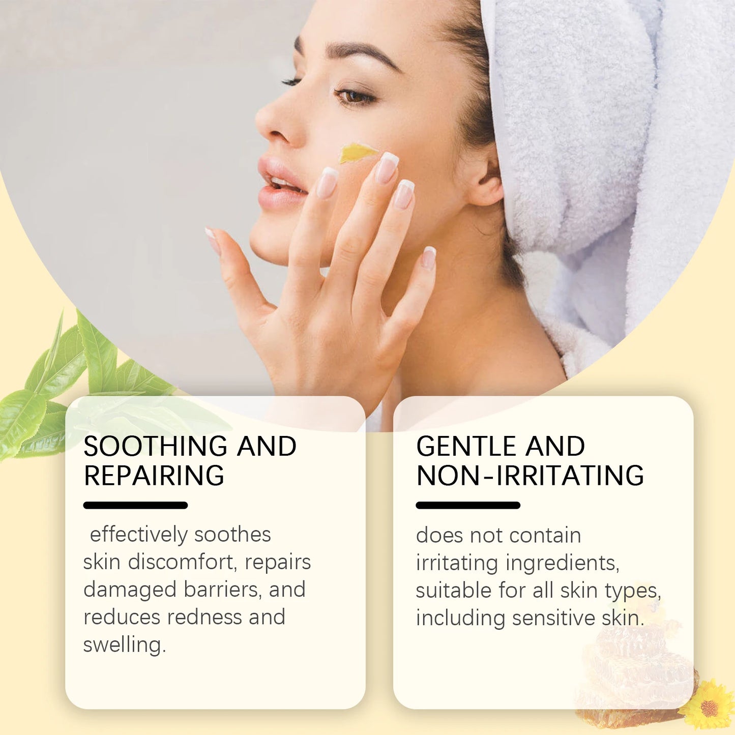 Bee Venom Skin Care Serum Cream Relieve Dry Skin Nourishing Skin Elastic Moisturizing Tightening Smoothing Brightening Cream