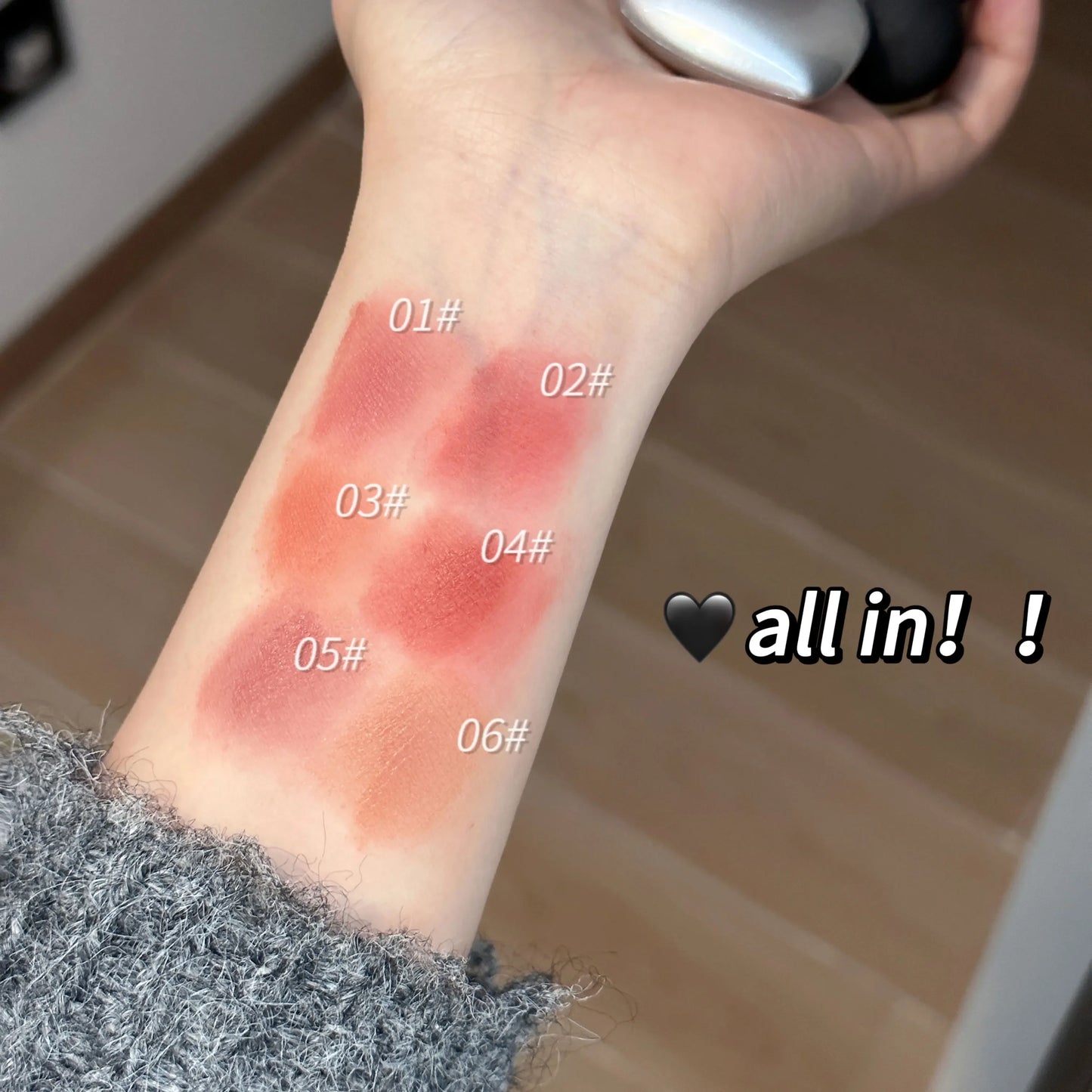 Velvet Matte Lipstick Lip Mud Black Silver Heart Lip Gloss Lips Palette Nude Waterproof Lasting Lips Tint Mini Cosmetics Makeup