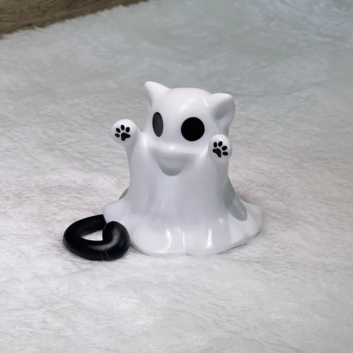 Creative Halloween Ghost Cat Ornament Doll Toy Decoration Holiday Car Cute Cat Ornament