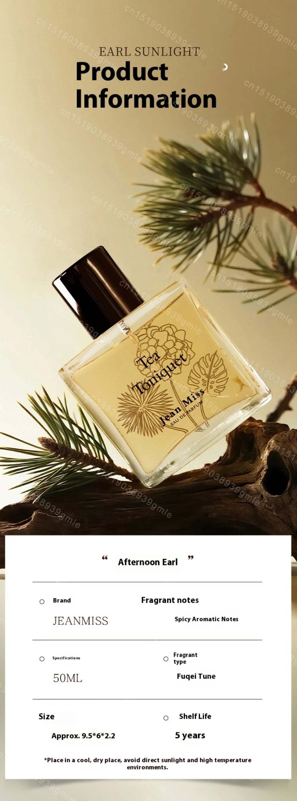 Brand Floral Woody Fragrance Spray Original Natural Confidence Women Men's Perfume Vitality Afternoon Earl Charming Pheromone