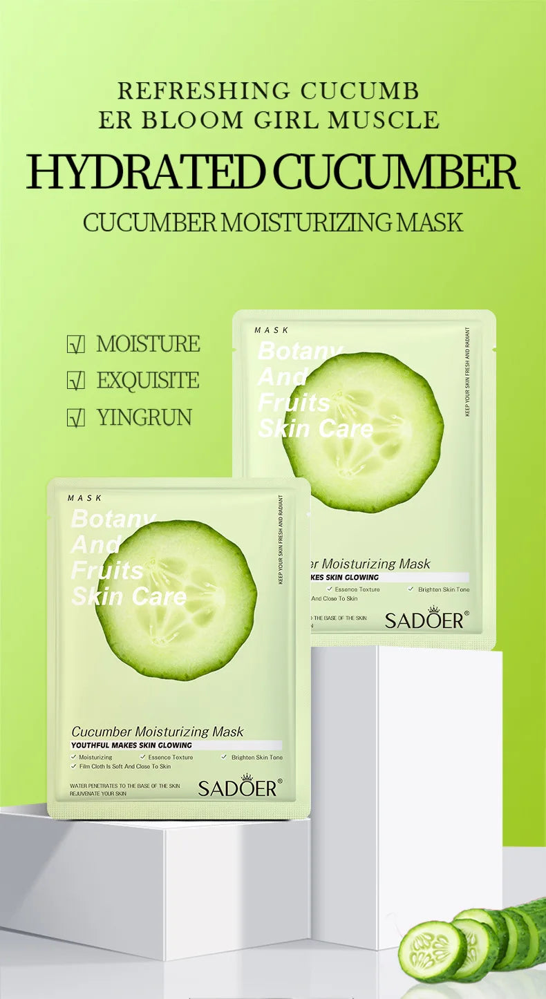 8pcs Natural Plant Face Mask Beauty Skincare Facial Masks Moisturizing Firming Hydrating Facial Mask Face Care Korean Cosmetics