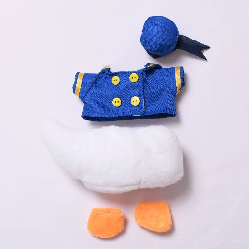 Labubu  Duck  Costume Clothes  Replacement  Doll Hanging  Ornament  First Second  Generation Soft  Plush Toy Accessories