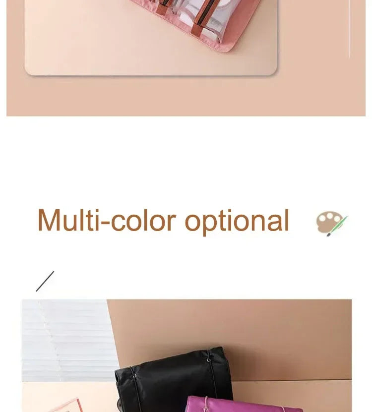 Makeup Bag Portable Large Capacity Beauty and Skincare Storage Bag High Appearance Level Waterproof Clutch Bag