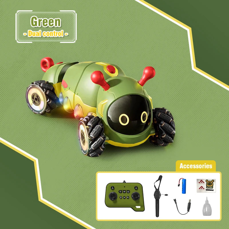 RC insect Car Climbing Stunt Spray Electric Cars robot  Radio remote control model RC Drift RacingToys for children boys Girls