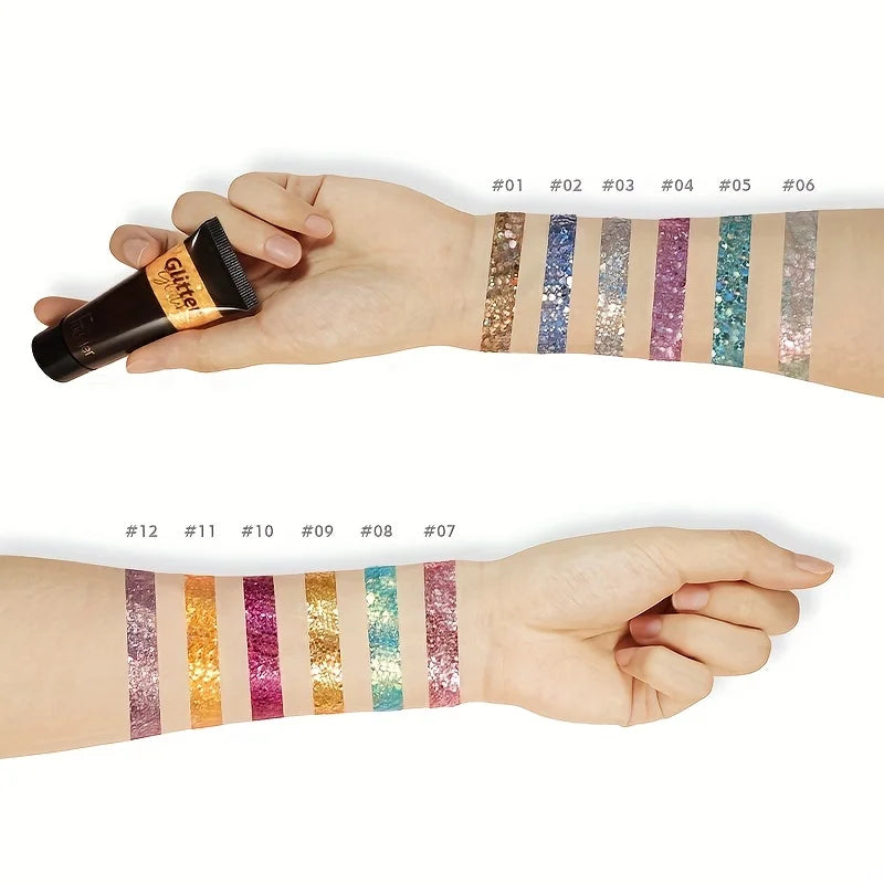 Liquid Body Glitter Sequins, Mermaid Face Glitter Makeup Sequins, Hair Glitters Eyeshadow Body Shimmer For Party Festival