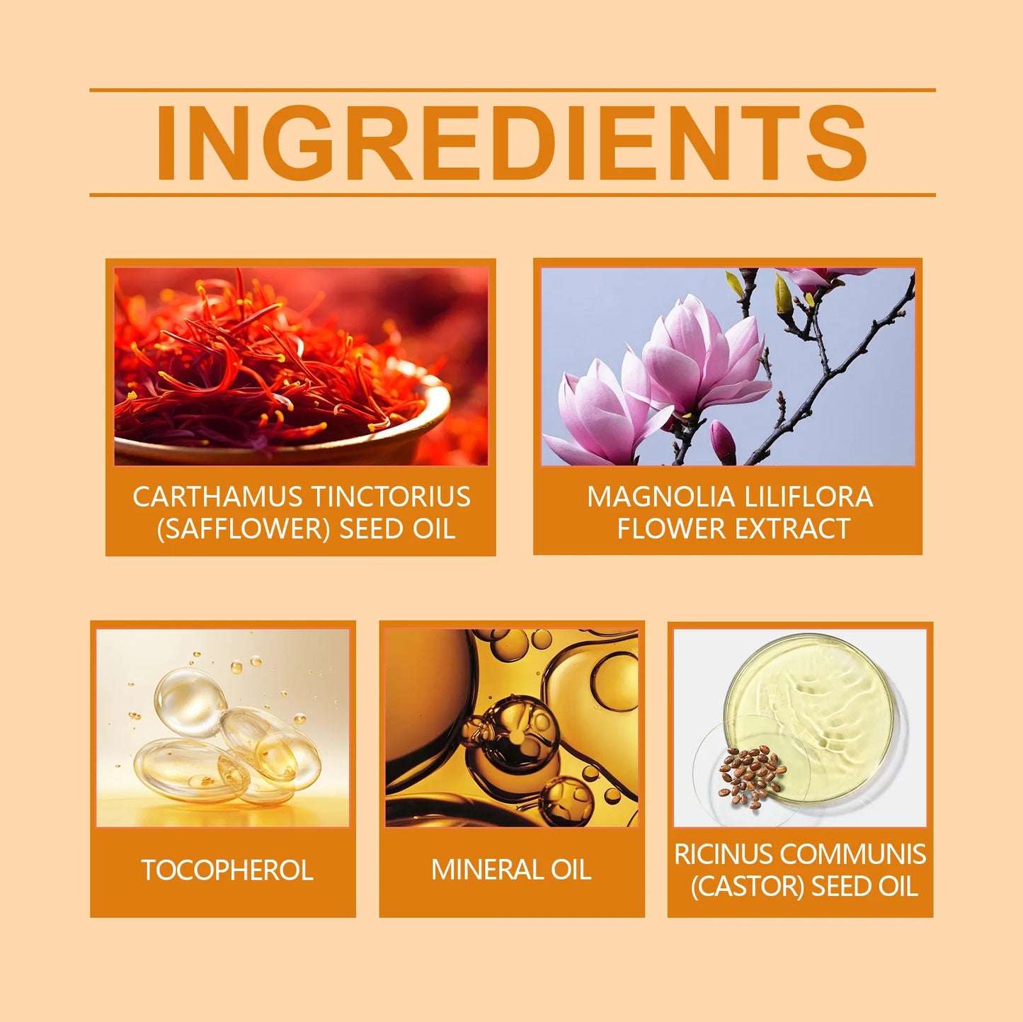 Gentle moisturizing anti-aging saffron facial serum