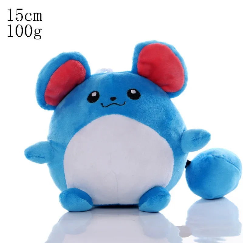 20cm Pikachu Pokemon Plush Doll Charmander Bulbasaur Squirtle Psyduck Eevee Plush Soft Stuffed Animals Peluche Plushie Toy Gifts