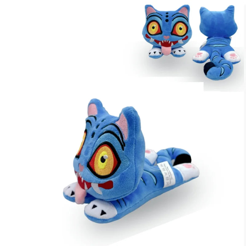 Anime Kpop Demons Hunters Plush Cute Purple Tiger Black Hat Magpie With 3 Eyes Monster Hunt Girl Group Stuffed For Fans Gifts