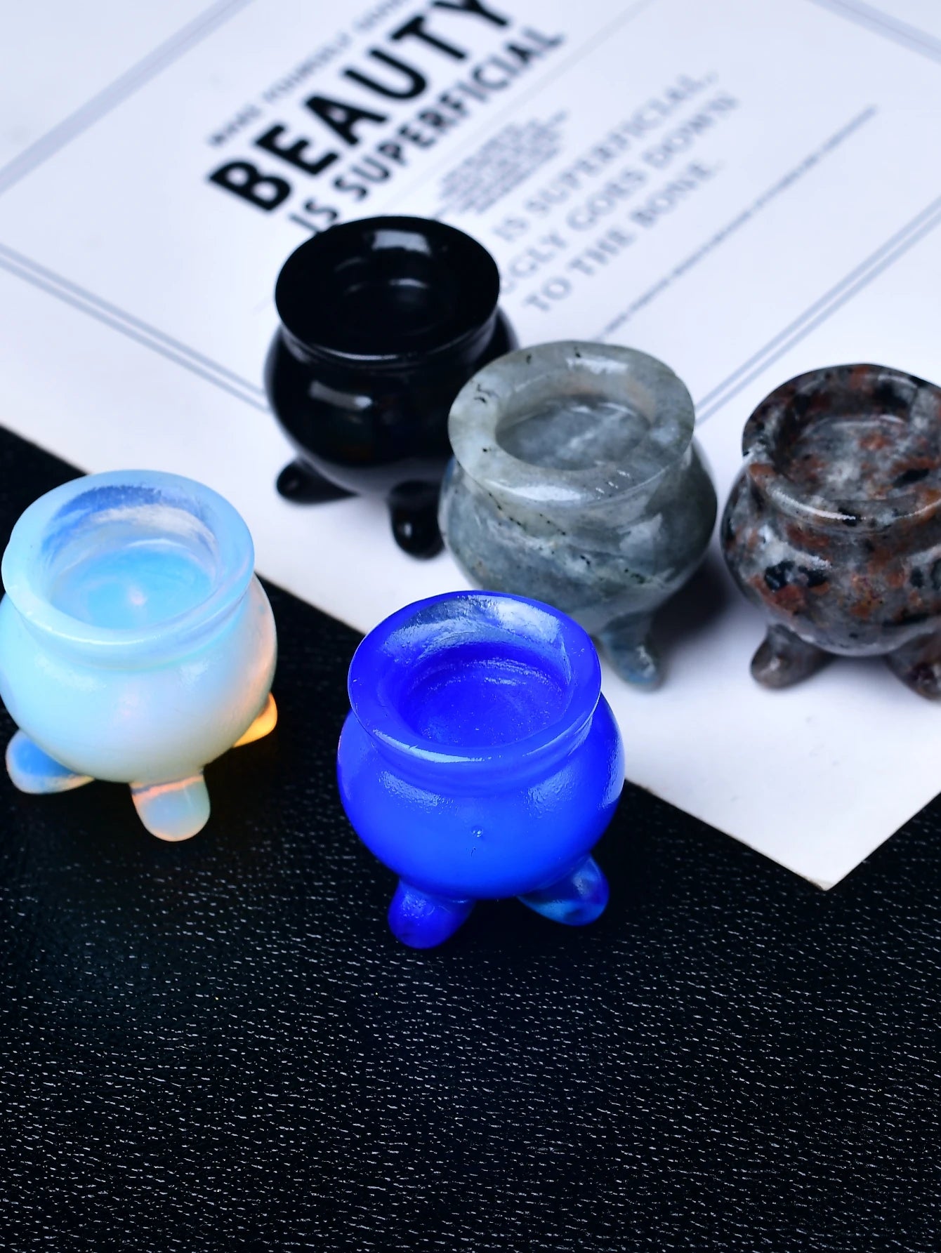 Halloween Crystal Cauldrons