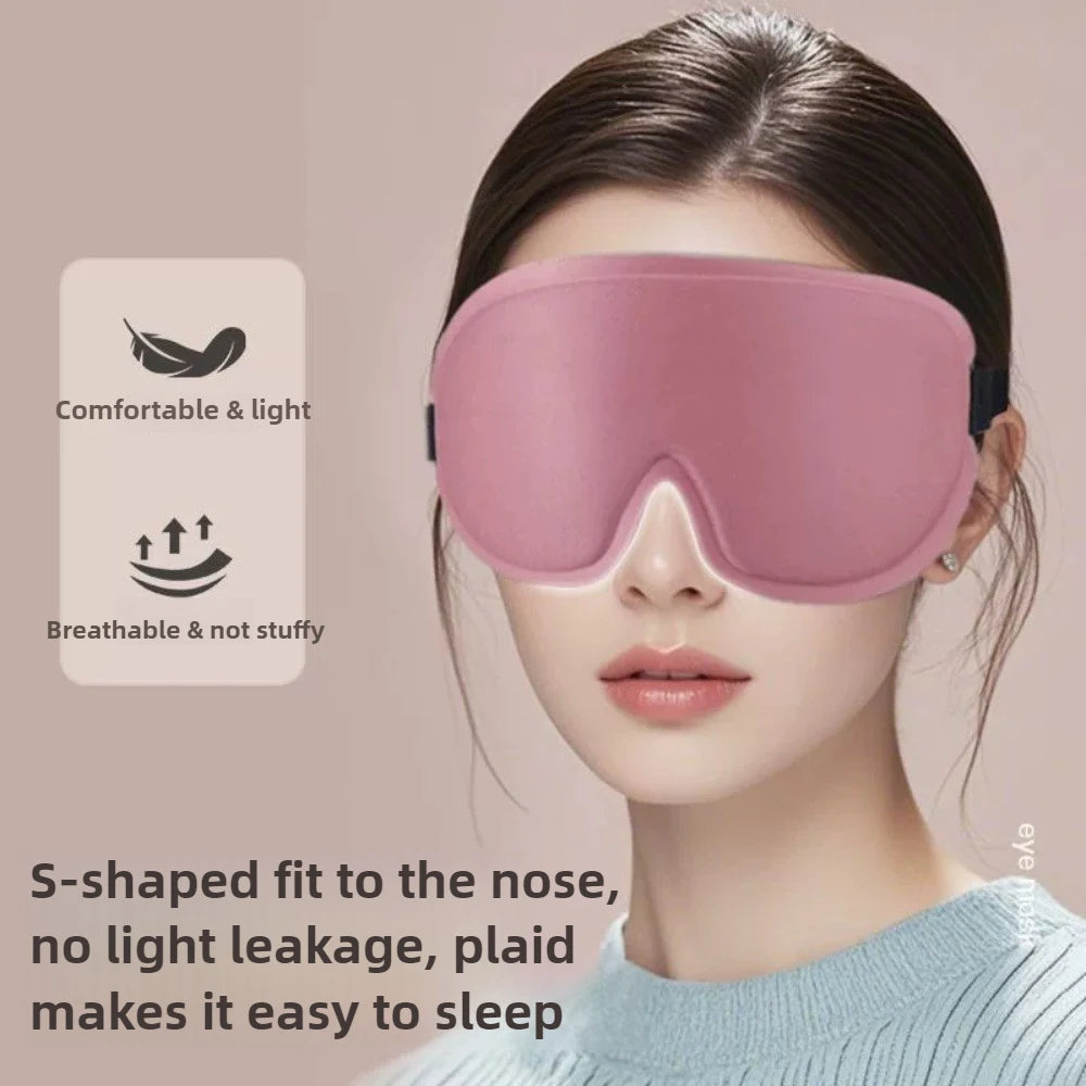 Travel 3D Sleeping Mask Blockout Light Sleep Mask Memory Foam Eyeshade Blindfold Sleep Masker Sleeping Aid Face Mask Eyepatch