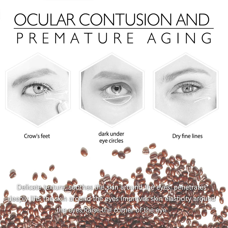 Instant Eye Bag Removal Cream Retinol Anti-Wrinkle Firming Skin Fade Fine Lines Anti Dark Circle Puffiness Brighten Eye Care Gel