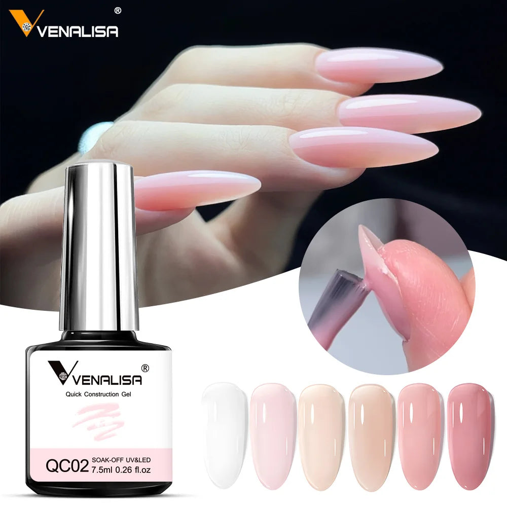 Venalisa Nail Gel Polish Fall Nails HEMA/TPO FREE Winter Christmas Color Kit Soak off UV LED Semi Permanent Nail Gel 6pcs Kit