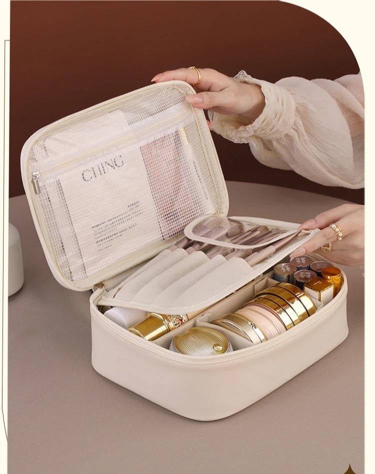 Women Cosmetic Bag Large Capacity Makeup Organizer Travel Toiletry Case Portable Storage Pouch Beauty Accessories Bag for Women