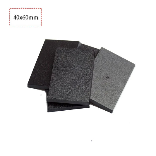 High-Quality 40x60mm Rectangular Bases for Warhammer