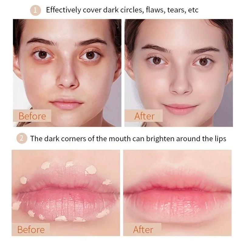 Full Coverage Waterproof Concealer – Hides Tattoos, Scars & Blemishes, Natural Matte Foundation for All Skin Tones, Long-Lasting