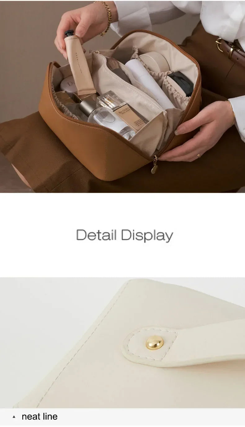 Makeup Bag Portable Large Capacity Beauty and Skincare Storage Bag High Appearance Level Waterproof Clutch Bag