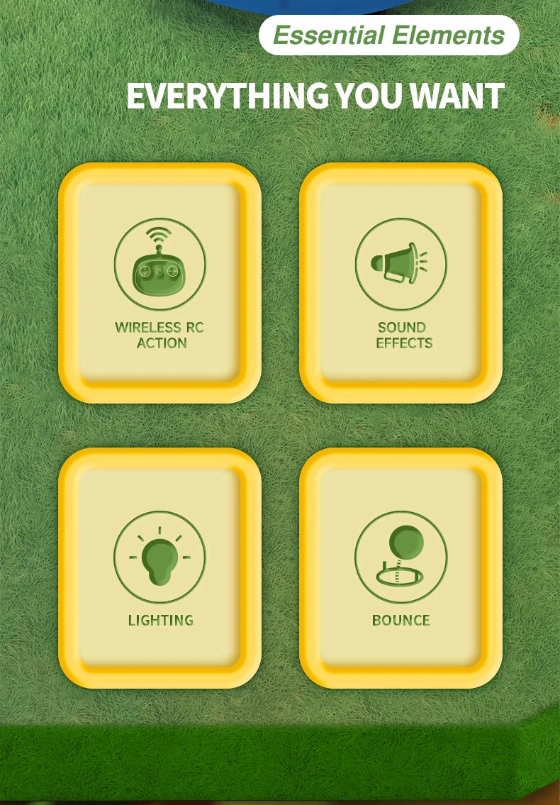 RC Toy 2.4G Super Battle Bumper Car Pop-up Doll Crash Bounce Ejection Light Children's Remote Control Toys Gift for Parenting