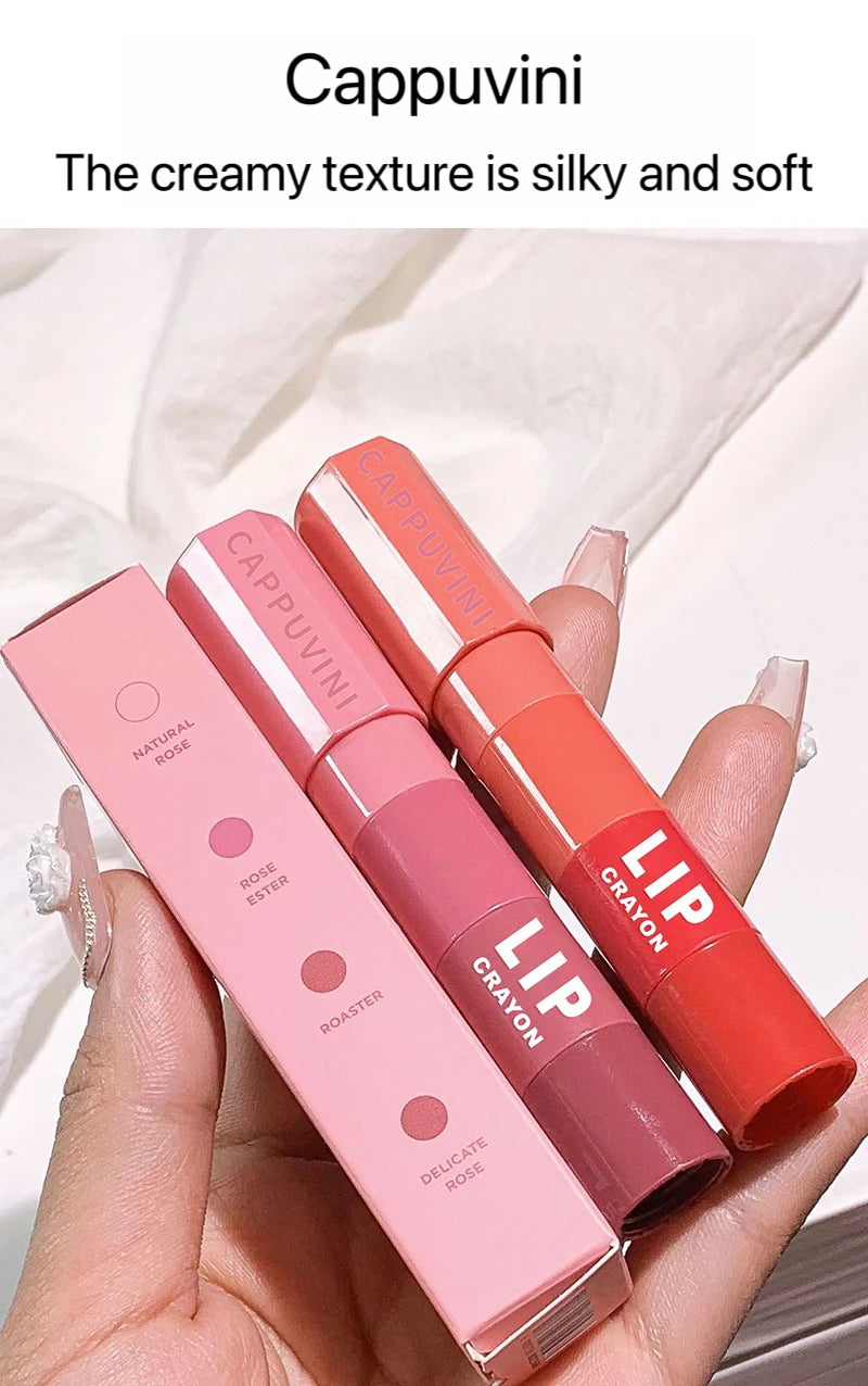 4 In 1 Nude Matte Lipstick Pencil Kit Velvet Sexy Red Lip Tint Non-stick Cup Multicolour Lipstick Pen Makeup Lips Cosmetic Set