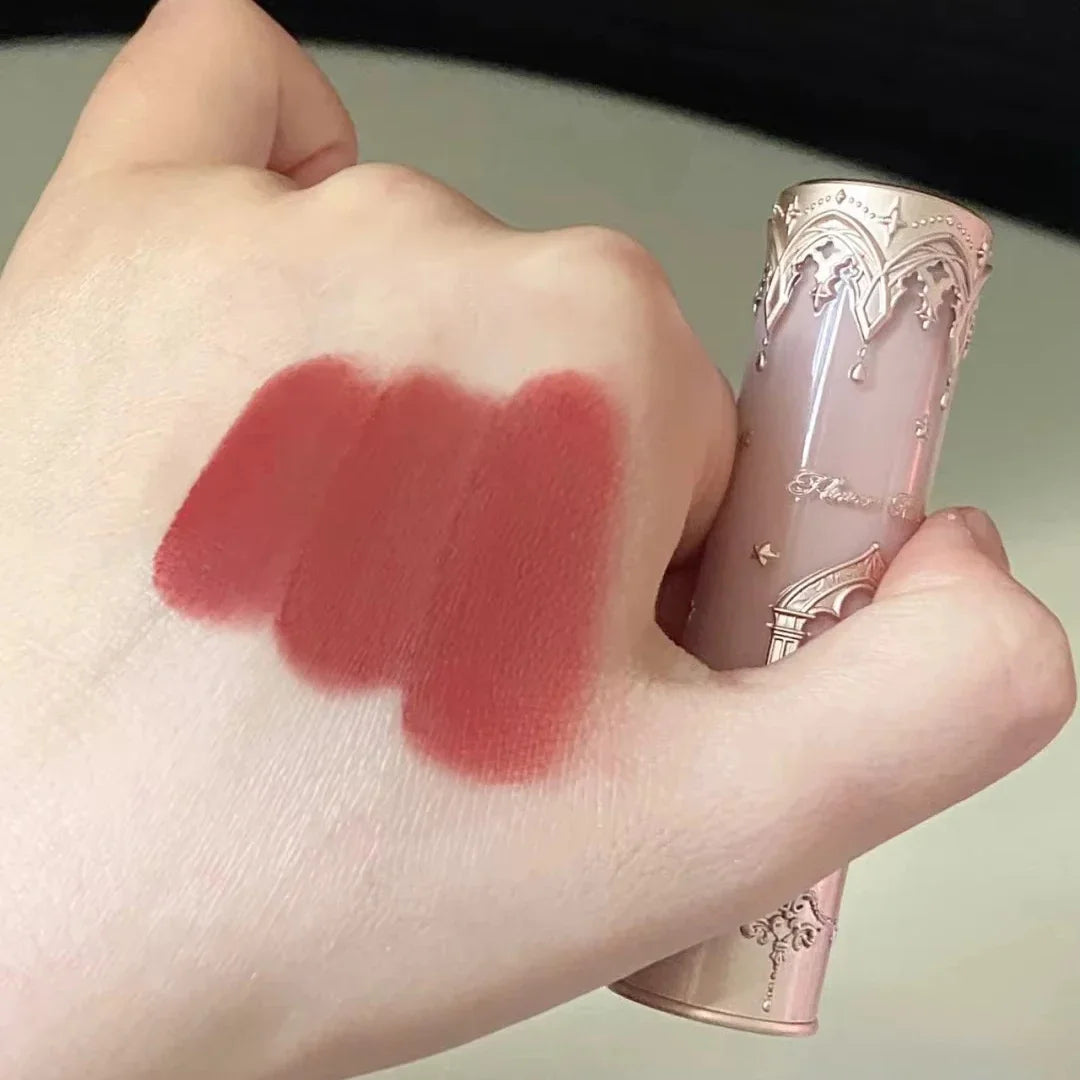 Flower Knows Little Angel Velvet Matte Lipstick Waterproof Long Lasting Soft Moisturizing Lip Gloss K Beauty Clean Girl Makeup