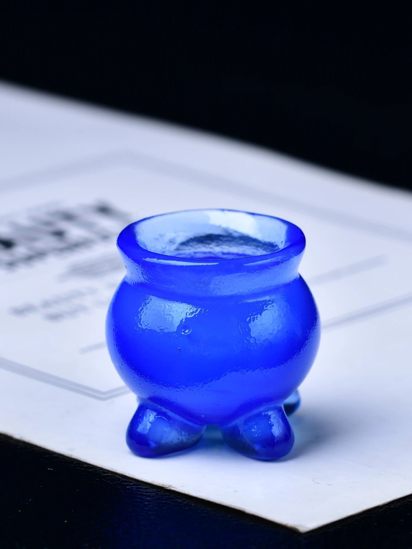 Natural Crystal Carved Hearthboard Halloween Home Decor Gift Unique Carving of Crystal And Stones for Festival Decorations