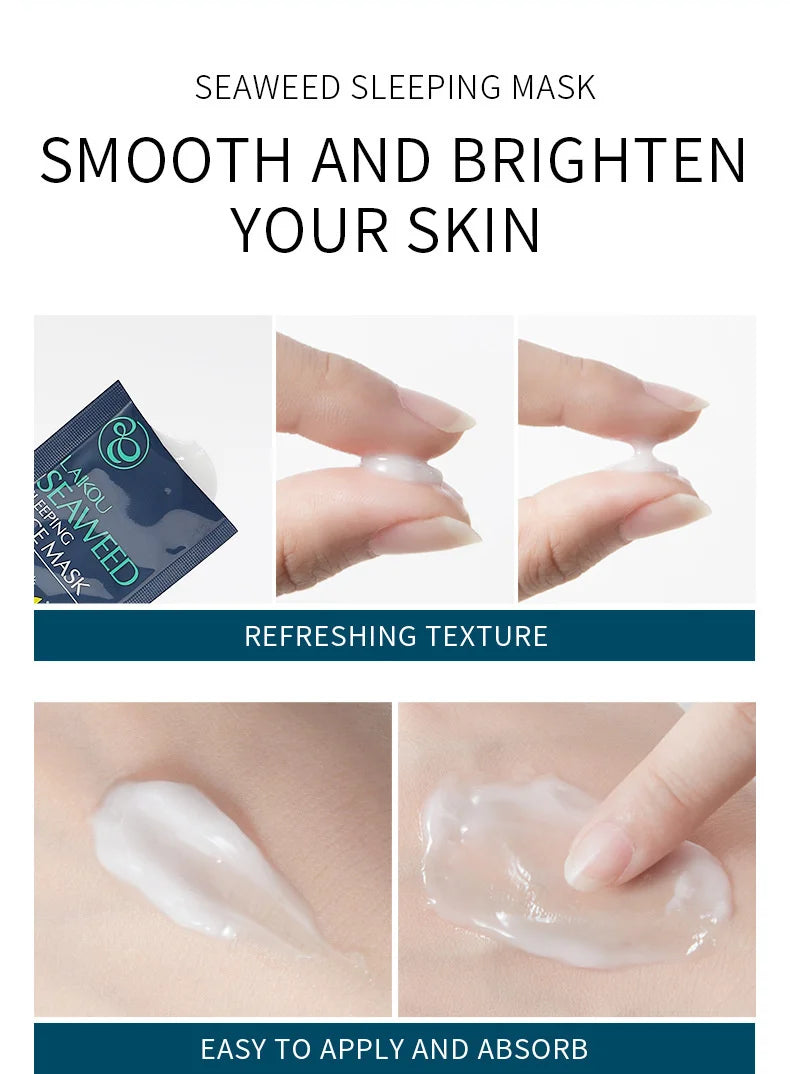 LAIKOU 7pcs Moisturizing Facial Mask Anti Wrinkle Firming Hydrating Sleeping Face Masks Face Mask Beauty Korean Skin Care