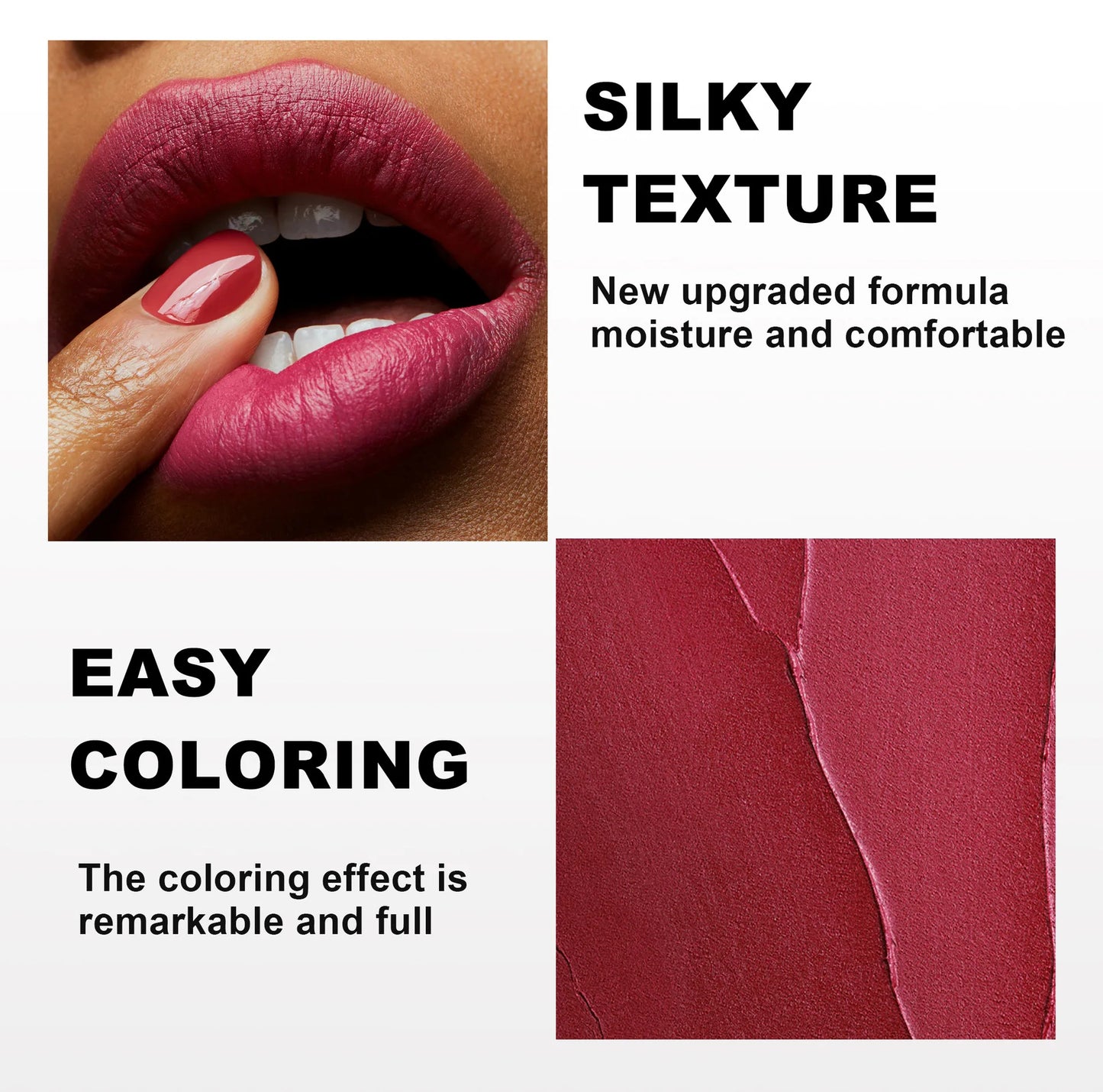 6PCS Velvet Matte Lipstick Set Highly Pigmented Long Lasting Non Drying Silky Smooth Lip Makeup Gift Box For Women