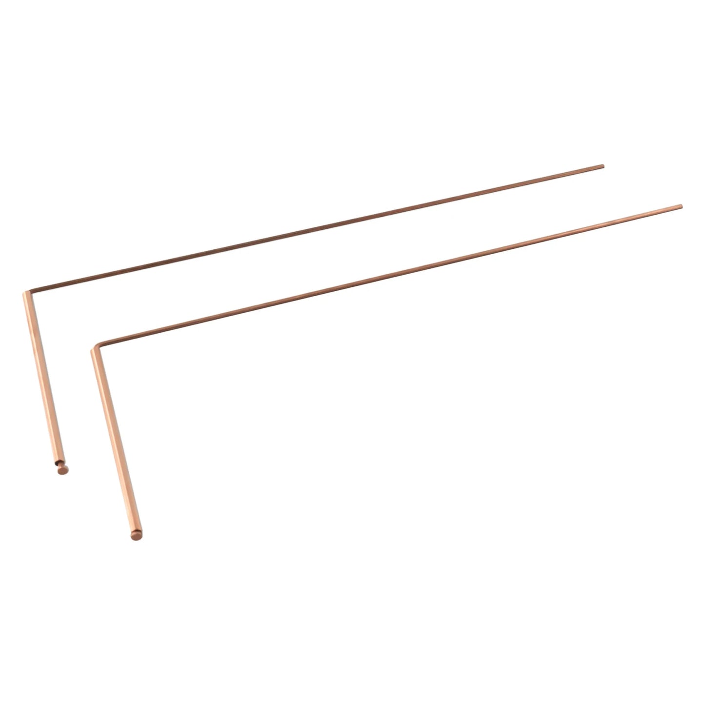 2Pcs 99.9% Copper Divining Dowsing Rods Metal Detector For Water Treasure Finding Tools Copper Probing Rod 13.86X6.93X0.71Inches