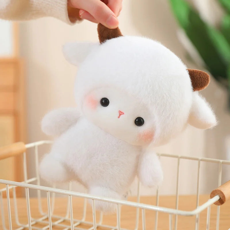 Cute Sitting Animals Red Panda Fox Sloth Cat Soft Plush Dolls Stuffed Capybara Pig Plushie Baby Toys Gifts For Children