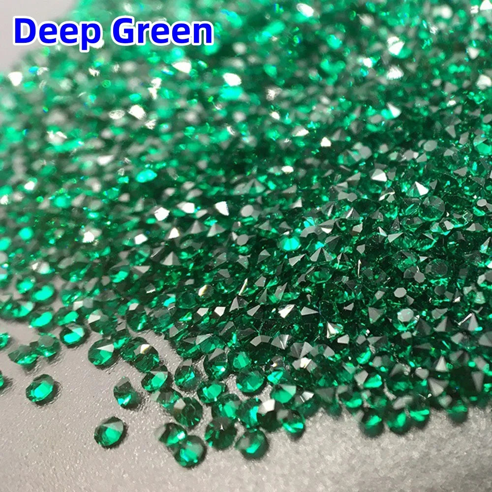 1440pcs/bag 1.2mm Wholesale Mini Pixie стразы Non Hotfix Rhinestone Micro Crystal Zircon Nail Art Rhinestones Decoration