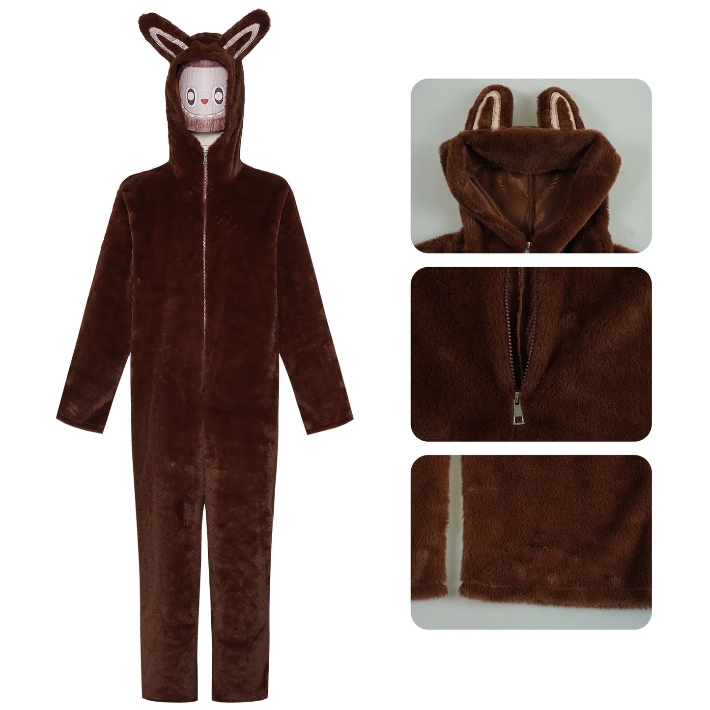 NEW Labubu cos costume Halloween Labbu adult children's one-piece cosplay anime stage performance costume