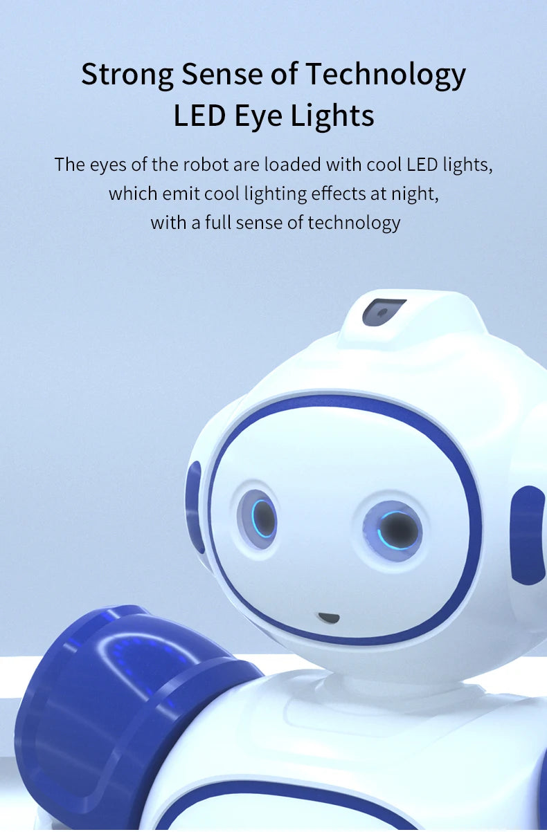 Robot Rc Emo Samrt Intelligent 2.4G Infrared Sensor Wireless Dance Music Robo Remote Control Programming Robot Toys for Girls