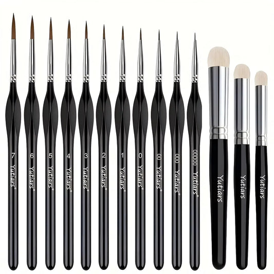 Professional Miniature Paint Brush Set For Warhammer 40K, Dnd, Citadel & Scale Models