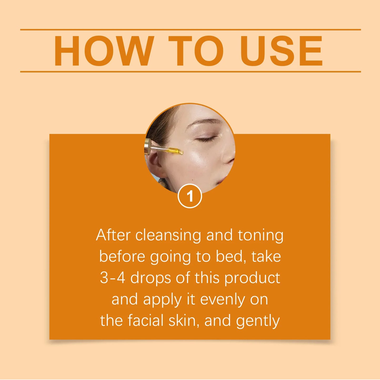 Gentle moisturizing anti-aging saffron facial serum