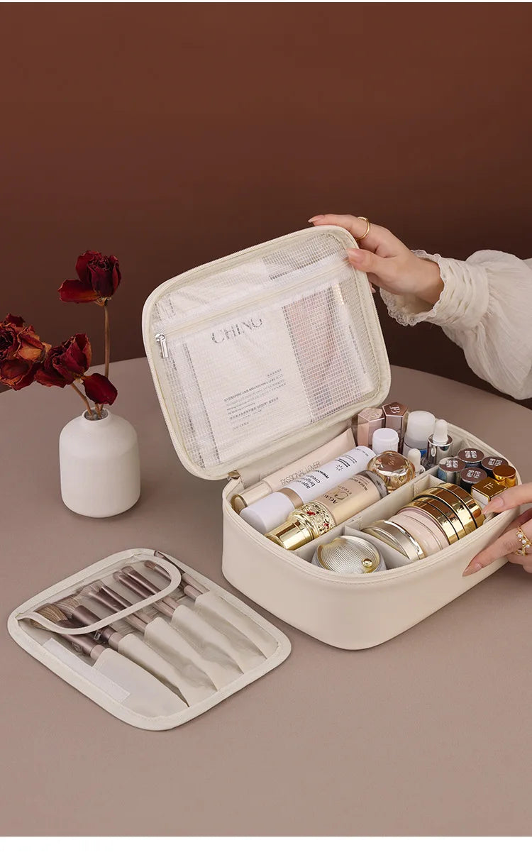 Women Cosmetic Bag Large Capacity Makeup Organizer Travel Toiletry Case Portable Storage Pouch Beauty Accessories Bag for Women