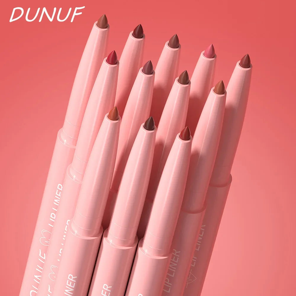 12 Colors Lip Liner Lip Pencil Set Matte Lipstick Waterproof 24 Hours Long Lasting Korean Lip Tint Makeup For Women Cosmetics