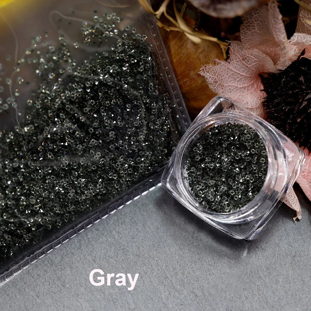 1440pcs/bag 1.2mm Wholesale Mini Pixie стразы Non Hotfix Rhinestone Micro Crystal Zircon Nail Art Rhinestones Decoration