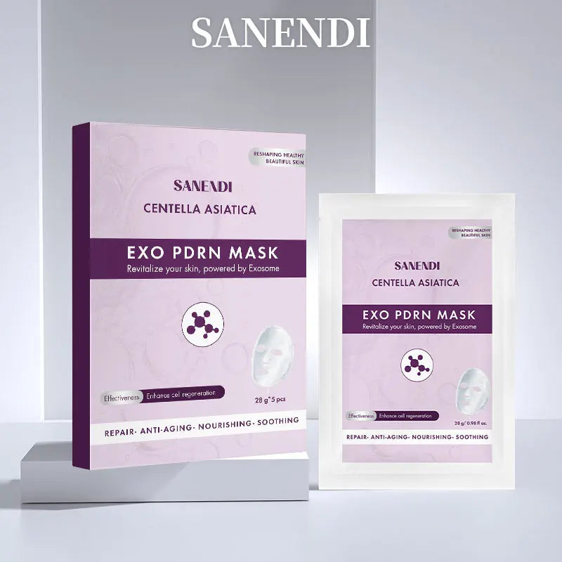 Newest PDRN ExoBio Collagen Face Masks Sheet Centella Asiatica Skincare Hydrating Elasticity Anti-aging Repair Pore Minimizing
